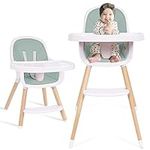 Baby High Chair, 3-in-1 Convertible