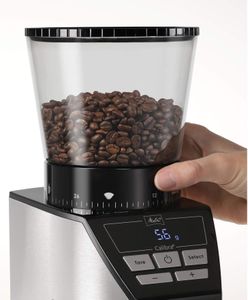 Melitta Calibra Coffee Grinder – Adjustable Settings, Black