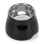 Basil Pet Elevated Food Bowl for Dogs & Cats (Black)