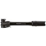 Topeak Pocket Rocket Mini Pump, Black,22.2 x 4.2 x 2.5 cm