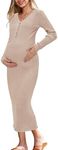 OUGES Women's 2024 Trendy Maternity