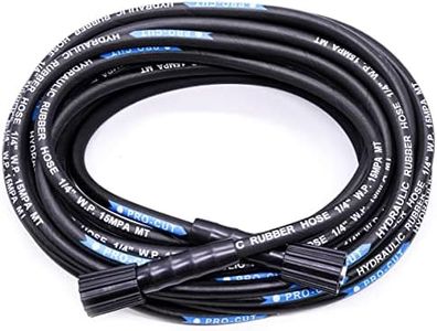 JPT Heavy Duty 15-Metre Pressure Washer Hose Pipe | American Standard M22 Thread With O-Ring Seals | Stand Upto 4300 PSI Pressure | Compatible With Many Pressure Washer Brands