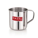 HAZEL Stainless Steel Multipurpose Mug | 1200 ml Steel Camping Mug | Steel Mug for Bathroom Shower Home | Strong and Sturdy Mug