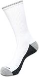 Insect Shield Sport Crew Sock, Stretchy and Comfortable Crew Socks with Padding and Tick Protection