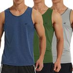 EZRUN Men's Tank Tops Quick Dry Wor