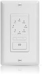 ECOELER Countdown Timer Switch, 1-5-10-20-30-60 Min, 2-4 Hour, in-Wall Timer Switch with Constant On Mode for Bathroom Fans and Lights, Neutral Wire Required, ETL Listed, White