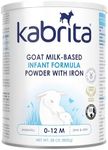 Kabrita Goat Milk Infant Formula - Easy to Digest Baby Formula 0-12 Months - Contains Prebiotics, Iron, DHA, Non-GMO - Gentle on Sensitive Tummies - Formula Supporting Gut Health & Sleep - 28Oz