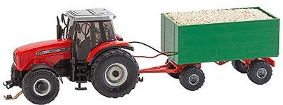 Faller FA161588 MF Tractor with Chips Trailer Viking Model Railway, Model Building