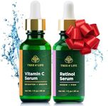 Tree of Life Facial Skin Care Set, Brightening, Firming, Hydrating, Dry Face, Dermatologist Tested