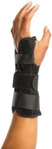 Thermoskin Adjustable Wrist Brace, Black, ONE SIZE, Left