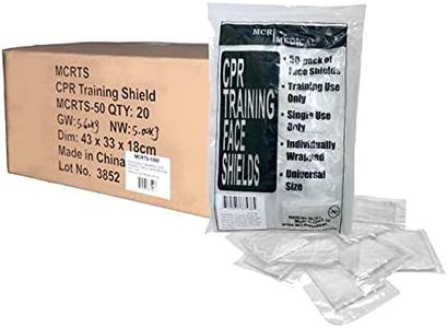 MCR MedicalPack of 1000 CPR Training Shields, Individually Wrapped, MCRTS-1000