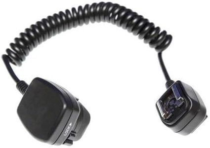 E-TTL - Cable de sincronización de flash para cámaras réflex digitales Canon EOS y cámaras sin espejo, compatible con Speedlite OC-E3, zapata caliente, zapata fría y trípode incluidos. Cable en