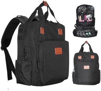 NADAENMF Barber Supplies Bags Backpack for Men, Large Cosmetology Bag Hairstylist Traveling Bag, Backpack for Barber