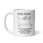 Bitch Please I'm So Fabulous Unicorn Ceramic Mug Novelty Office Birthday Christmas Coffee Gift Tea Cup Present