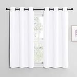 NICETOWN White Window Curtain Panel