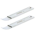 ARES 10092-2-Piece Compact Panel/Trim Wedge Metal Prybar Tool Set - Durable Prybar Easily Removes Trim, Paneling, Sheet Metal, Fasteners, and More - Compact Design for Use in Confined Spaces