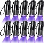 Roceei 10 Pieces UV Blacklight Flas