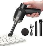 HONKYOB [Upgrade] Mini Vacuum Cordless Vacuum Keyboard Cleaner Rechargeable Desk Vacuum for Cleaning Dust,Hair,Crumbs,Eraser Scrap,Cigarette Ash,Laptop,Car,Pet House