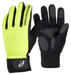 Elite Cycling Project Malmo Waterproof Winter Cycling Gloves Padded Palms Thinsulate Lined, L, Hi Viz Green