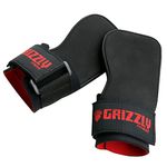 Grizzly Grabbers Weight Lifting Wrist Wraps with Grab Pads for Men and Women | One-Size Pair