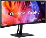 Viewsonic 34 Inch Colorpro Curved UWQHD Monitor