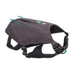 Ruffwear, Switchbak Dog Harness, Pack & Harness Hybrid for Day Trips & Everyday Use, Granite Gray, Large/X-Large