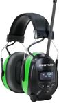 PROTEAR Ear Defenders with Bluetooth & Radio FM/AM, Built-in Rechargeable Lithium Battery,Safety Earmuffs Hearing Protection for Workshop,Garden/Mowing,Tractors, CE Certified SNR 30dB