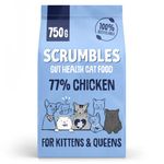 Scrumbles Complete Dry Kitten Food Gluten Free Recipe 750g