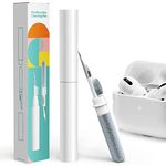 AirPods Cleaning Kit - 3-in-1 Earphone Cleaner Kit Compatible AirPod/AirPod Pro with Sponge, Brush, Metal Tip, Multifunctional Earphone Cleaning Kit for Earbuds, AirPods, Charging Cases,Easy Cleansing