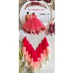 Candy Colors - Save The Date in Hand Embroidery Hoop with Tassels | Perfect Anniversary and Wedding Gift (Model 1)