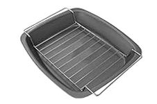 37cm Meat Roasting Pan & Rack Non Stick, Made in England