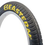 Eastern Curb Monkey 20 x 2.4 Inch BMX Tyres - Ideal for Freestyle, Kids Bikes, & Folding Bicycles (Yellow Patch)