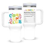 Aunt Gifts, Aunt Tumbler 40 Oz, Auntie Gift Ideas, Gifts for Aunt, Aunt Birthday Gifts, Best Auntie Gifts, Birthday Gifts for Aunt, Cool Aunt Club, Great Aunt Gifts