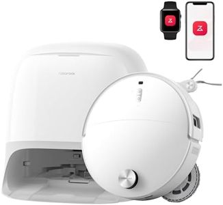 roborock Qrevo Curv 2 Pro Saugroboter mit Wischfunktion&Hebarem Wischmopp, 25.000 Pa HyperForce Saugkraft, Dual Anti-Tangle-System, 100°C Heißwasser-Moppwäsche, Reactive Al-Hinderniserkennung (Weiß)
