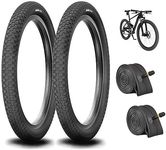 Bike Tires and Tubes Set, 2 Pcs Mou