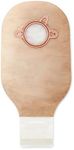 Hollister 18184 New Image 2-Piece 12” Drainable Ostomy Pouch, Blue Color Code Match, 10 Pack, Beige Pouch – 2-3/4” Flange Size