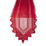 DII Tabletop Collection, Polyester, Nordic Red, Table Runner, 14x72