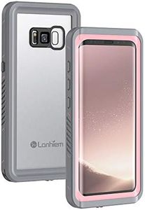 Galaxy S8 Case, Lanhiem IP68 Waterproof Dustproof Shockproof Full Body Sealed Underwater Protective Cover with Built-in Screen Protector for Samsung Galaxy S8 (Pink)