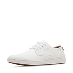 Steve Madden Men's Fenta Fashion Sneaker, White Canvas, 10