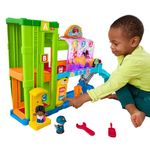 Fisher-Price Little People Toddler Playset Light-Up Learning Garage with Toy Car, Ramp & Smart Stages for Kids Ages 1+ Years, UK English Version, HYH56