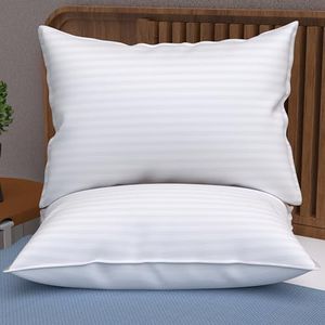 MY ARMOR King Size Luxury Hotel Collection Bed Pillows - 20 x 30 Inches - Pack of 2, Height Adjustable Super Soft Down Alternative Pillows for Back, Side, and Stomach Sleepers