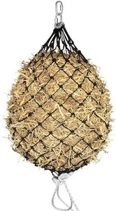 MIYABALA Hay Net for Horses,36 Inch Length Slow Feed Hay Net, Premium PE Material Hay Bags for Horses Goats Sheep, Easy to Hang with Steel Quick Links