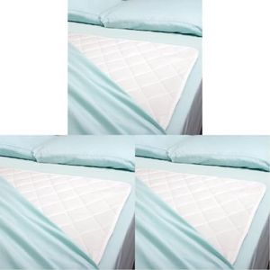 DMI Waterproof Sheet to be Used as a Bed Pad, Bed Liner, Mattress Protector, Pee Pad, Furniture Cover or Seat Protector with Quilted Slide Sheet and 4 Layers of Protection, Without Straps, 36 x 40