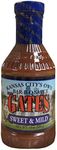 Gates Sweet & Mild Bar-B-Q Sauce, 18 Ounce, Kansas City Style Barbecue Sauce