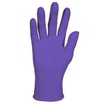 Kimberly-Clark Kimtech KC 500 Nitrile Exam Gloves (5.9 Mil, Ambidextrous, 9.5", Purple) -Pack of 100 Gloves Pack