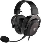havit H2002d Gaming Headsets for PS4,PC, 50MM Drivers Surround Sound PS5 Headset with Mic Gaming Headphones with Mic Durable Aluminum Frame Valentines Gifts for Men
