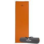 TETON Sports Regular Sleeping Pad; Sleeping Mat for Camping and Backpacking, Orange, 75" x 24" x 2" (1041A)