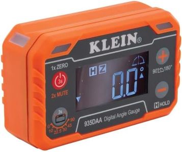 Klein Tools 935DAA Digital Electronic Level and Angle Gauge, LED Angle Alert, Measure and Set Angles, 0-90 and 0-180 Degree Ranges