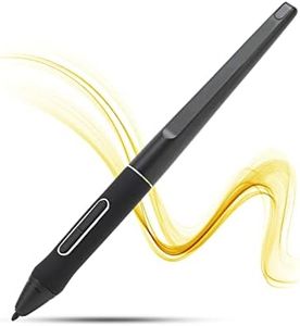 Lápiz Digital Stylus para Pantallas Táctiles, Lápiz Inteligente Stylus, PW507 Tableta Gráfica Portátil Pen 8192 Nivel Alta Sensibilidad Tableta Digital Stylus Negro para HUION Tablet Kamvas Pro 12/13/