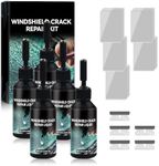 Auiepet Windshield Crack Repair Kit, 2025 New Glass Cracks Gone Repair Kit, Premium Glass Repair Liquid Windshield Repair Kit for Chips and Cracks, Quick Fix Windshield & Glass Repair Tools (5)